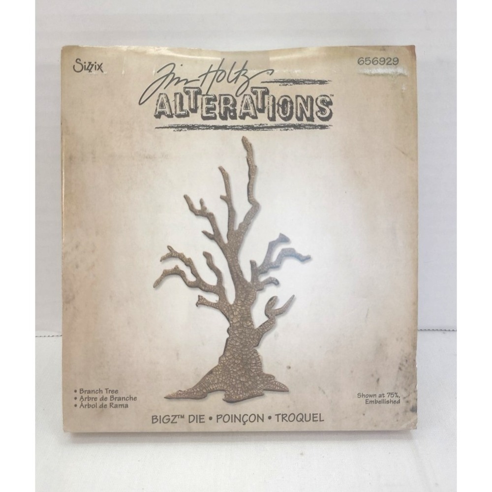 Sizzix Bigz Die Tim Holtz Alterations Branch Tree 656929 Scrapbook Supplies